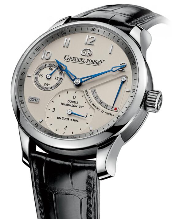 Greubel Forsey Double Tourbillon 30 Secret Silver Dial replica watch